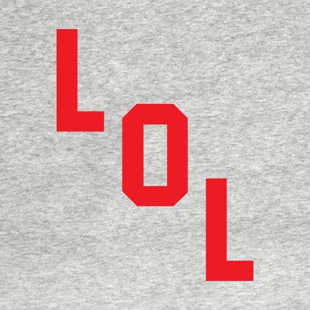 Lol Red Digital Font by Rebus28